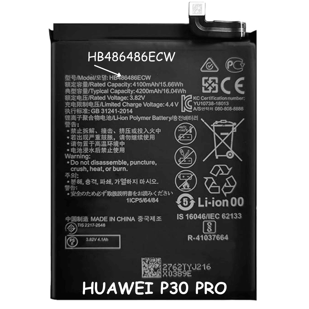 Battery HB486486ECW Battery For Huawei P30 Pro / Huawei P20 Pro - Best Cell Phone Parts Distributor in Canada, Parts Source Battery HB486486ECW Battery For Huawei P30 Pro / Huawei P20 Pro - Best Cell Phone Parts Distributor in Canada, Parts Source